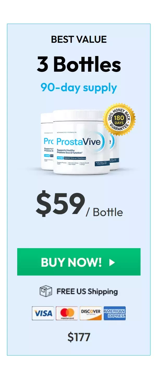 ProstaEase® 3 bottles pricing